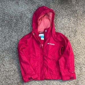 Columbia Kids Pink Rain Jacket